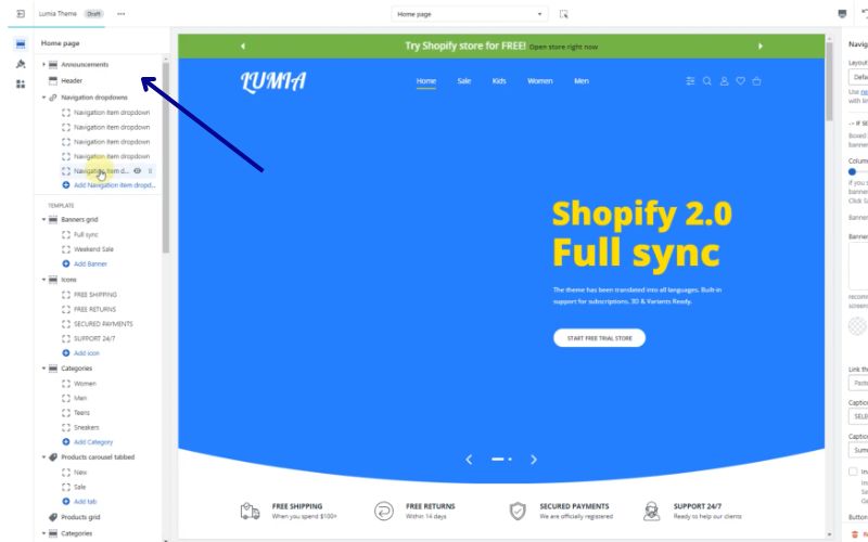 Step 2: Customize the Header